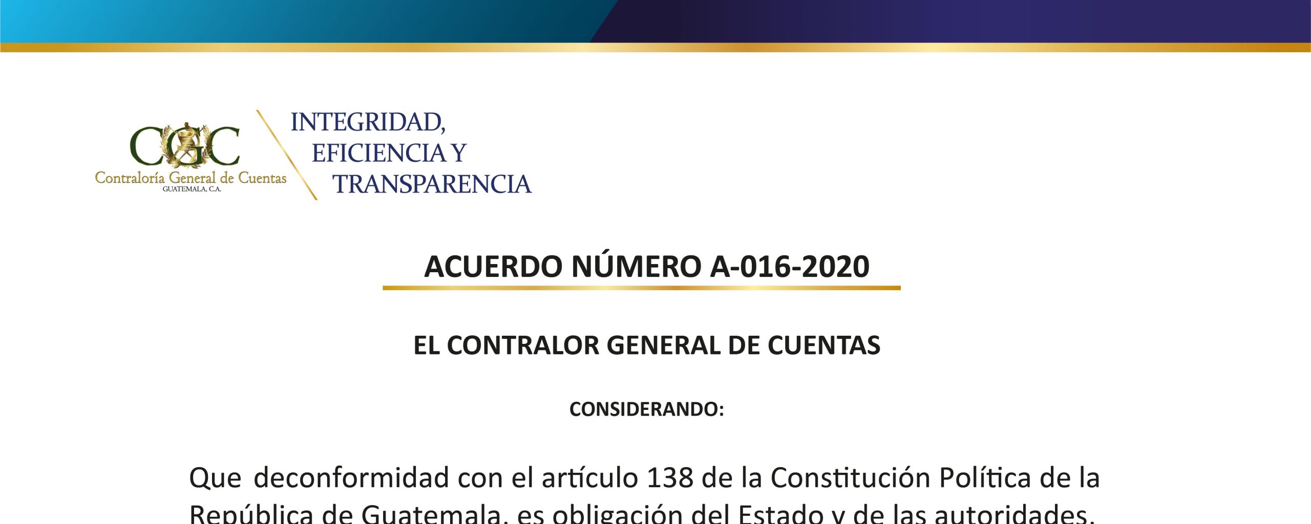 Acuerdo Número A-016-2020-03